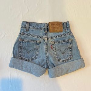 Kids Vintage Levi’s Shorts